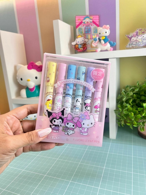 Marca texto turminha da sanrio