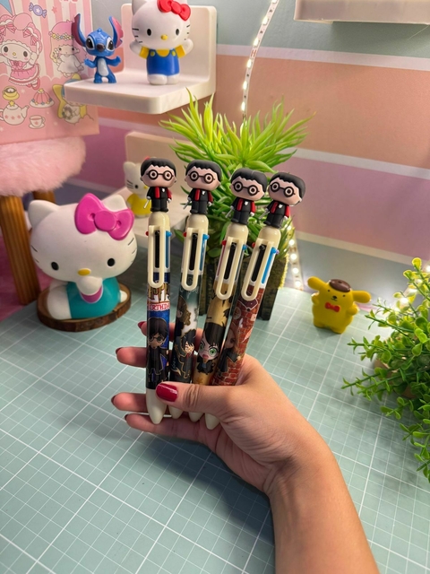 Caneta 10 Cores- Harry Potter