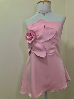 Blusa alfaiataria Rosa - loja online