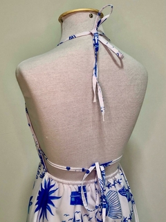 Vestido longo amarração - comprar online