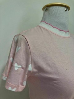 T-shirt Manga coração - comprar online