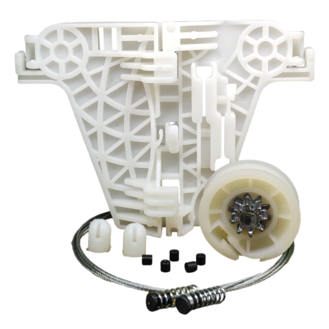 KIT DE REPARACION ALZA CRISTALES PARA VW SURAN/FOX/CROSSFOX C/SOPORTE IZQUIERDO - comprar online