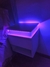 Mesita de luz flotante basic white con LED