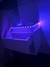 Mesita de luz flotante basic white con LED - San Marcos Muebles