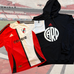 NUEVA CAMISETA ALTERNATIVA 25/26 + BUZO ADN NEGRO RIVER PLATE + GORRA DE REGALO 3x1 - CHICLESTORE