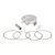Kit De Piston Forjado Athena Big Bore Honda Crf 250R/Honda Crf 250X 2004-2009 Compression 13,1:1 Ø 81,95
