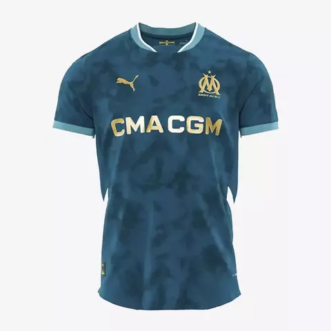 Camisa Olympique Marseille 24/25 Away Puma Torcedor - Azul - comprar online