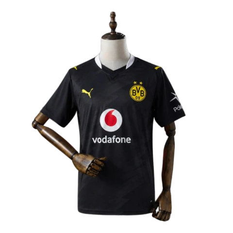Camisa Borussia Dortmund II 26/27 - Torcedor Puma Masculina - Preta com detalhes em amarelo