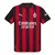Camisa AC Milan I 25/26 - Torcedor Puma Masculina - Preta e vermelha com detalhes em cinza - comprar online