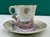 Dúo Café Porcelana Tornasolada Estilo Isabelino (Escena Cupido) - Charles Antiques