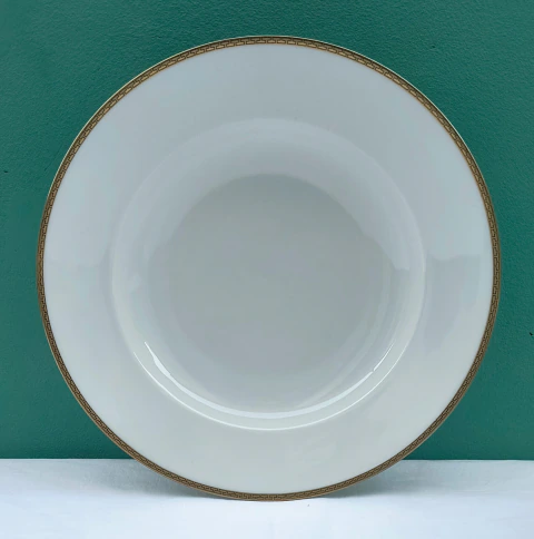 Plato Hondo Porcelana Alemana Seltmann Weiden - Art Déco