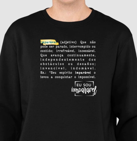 Suéter Moletom | Ser Imparável - comprar online