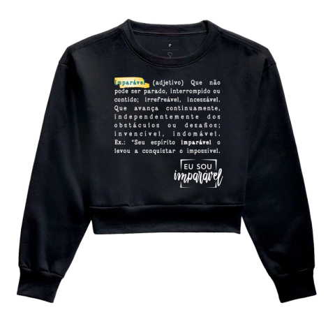 Cropped Moletom | Ser Imparável - comprar online