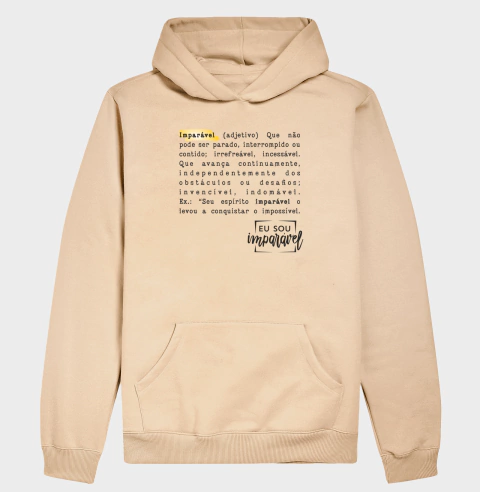 Hoodie Moletom | Ser Imparável - loja online