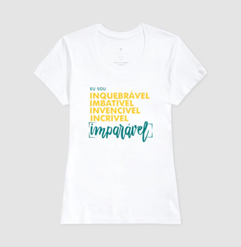 Camisa Feminina | Sou Inquebrável - loja online