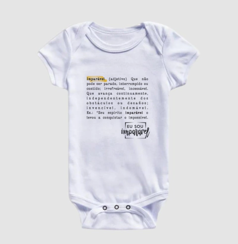 Body Infantil | Ser Imparável - Loja Eu SOU IMPARÁVEL