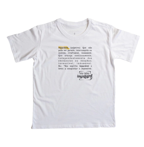 Camisa Infantil | Ser Imparável na internet