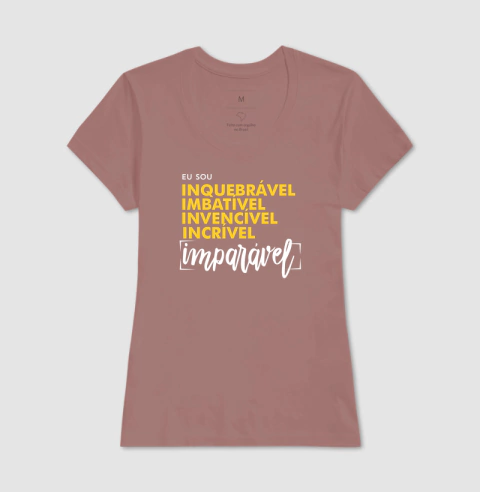 Camisa Feminina | Sou Inquebrável - loja online
