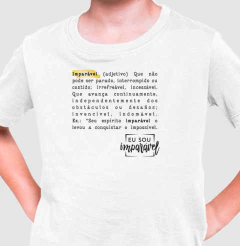 Camisa Infantil | Ser Imparável