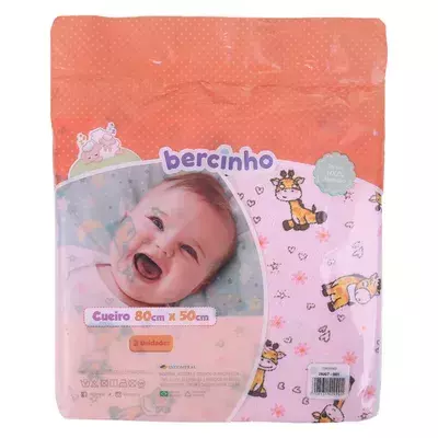 CUEIRO BERCINHO 3 UNID AZUL OU ROSA