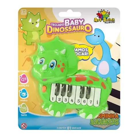 TECLADO MUSICAL BABY DINOSSAURO - comprar online