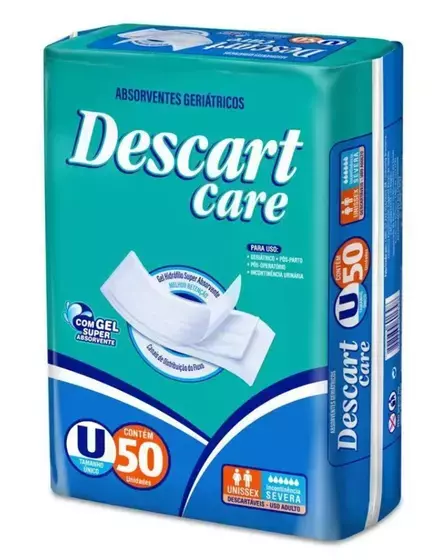 ABSORVENTE DESCART CARE 50 UNI.