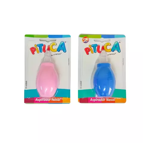 ASPIRADOR NASAL PITUCA AZUL E ROSA