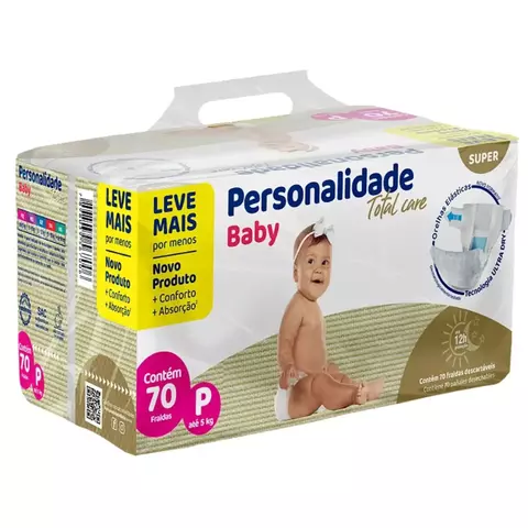 FRALDA PERSONALIDADE BABY TOTAL CARE