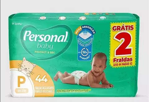 FRALDA PERSONAL BABY MEGA