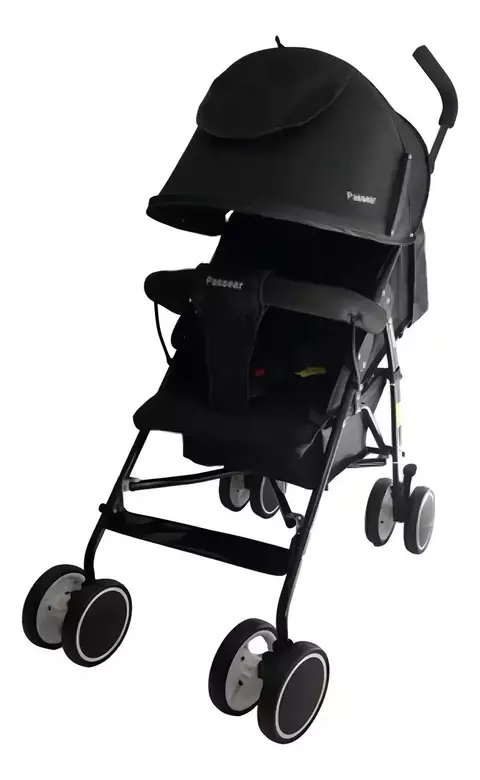 CARRINHO DE BEBÊ INFANTIL ALFA DE 0 A 15KG PRETO - PASSEAR