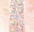 Mini Cartela De Adesivo Hello Kitty