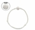 Pulseira Fecho Coroa Cravejado