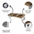Imagem do Suporte Comedouro Bebedouro Elevado TRIPLO GATO Pet MDF