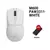 MOUSE PARA JOGOS SEM FIO 52G LEVE 2.4G CONEXÃO DE MODO DUPLO DELUX M600 SÉRIE