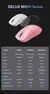 MOUSE PARA JOGOS SEM FIO 52G LEVE 2.4G CONEXÃO DE MODO DUPLO DELUX M600 SÉRIE - TecAuth