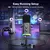 FIFINE MICROFONE SONORO USB/XLR COM CONTROLE RGB/JACK - comprar online