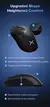 MOUSE PARA JOGOS SEM FIO 52G LEVE 2.4G CONEXÃO DE MODO DUPLO DELUX M600 SÉRIE