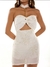 Vestido Petite Glamm Off-White na internet