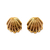 Aretes Conchita Dorado