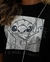 T-shirt cropped stitch na internet