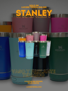 VASO CON PARLANTE STANLEY