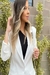 Blazer acinturado Helena - loja online