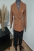 Blazer acinturado Valentina botões dourados - Peça de Estilo