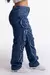 Calça Jeans Overcome Letters Azul Escuro - loja online