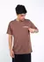Camiseta Overcome Italy Script Marrom - comprar online