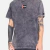Camiseta Starter Textura Marmore Preta Estonada na internet