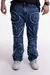 Calça Jeans Overcome Letters Azul Escuro - comprar online