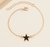 Pulseira Estrela Preta - comprar online