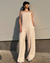 Macacão feminino pantalona alfaiataria - loja online