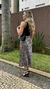 SAIA MIDI ACETINADA MIA ANIMAL PRINT/ONÇA na internet